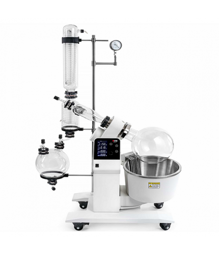 DLAB RE200-Pro SET Vertikal Rotary Evaporatör 20 L Otomatik Lift